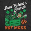 Womens Funny T Shirts Saint Patricks Favorite Hot Mess Sarcastic St Paddys Day Tee for Ladies