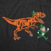 Youth Funny T Shirts T Rex Chasing Leprechaun Sarcastic St Patricks Dino Tee for Kids