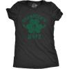 Womens Shamrock’n It 24/7 T Shirt Funny Saint Patricks Day Irish Clover Lucky Tee(Heather Black)