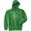 Crazy Dog T-Shirts Who All Seen A Leprechaun Say Yeah Hoodie Funny St Patricks Day Saying Hilarious Meme Graphic(Green)
