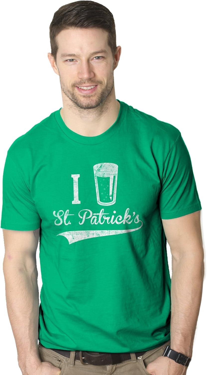 imageI Beer Saint Patricks Day T Shirt Funny St Patty Drinking Shamrock Irish TeeGreen