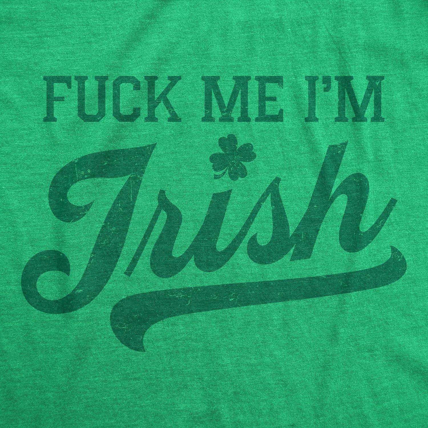 imageWomens Funny T Shirts Fck Me Im Irish Sarcastic St Patricks Day Novelty Adult Tee for Ladies
