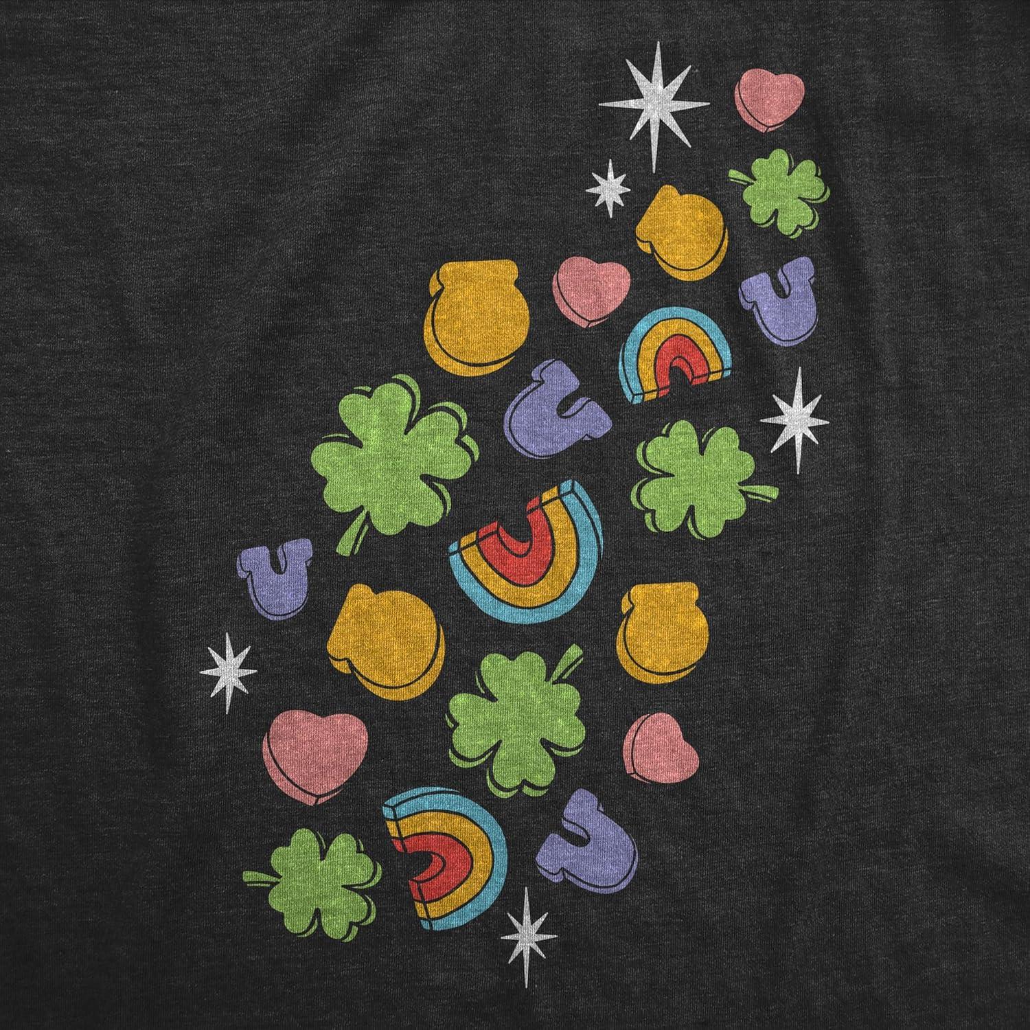 imageWomens Funny T Shirts Glitter Charms Sarcastic St Patricks Day Tee for Ladies