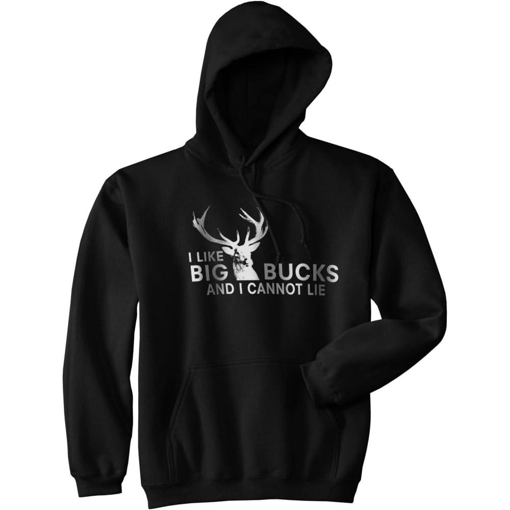 imageCrazy Dog TShirts I Like Big Bucks and I Cannot Lie Funny Sweater Deer Hunting Shirt Gift HunterBlack