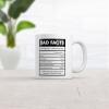 Crazy Dog T-Shirts Dad Joke Coffee Mug – Dad Nutrition Facts Cup – Gag Gift for Men Who Love Humor and Coffee