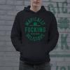 Crazy Dog T-Shirts Magically F*cking Delicious Hoodie Funny Offensive St Patricks Day Parade Outfit Graphic Sweat Shirt(Heather Black)