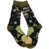 Crazy Dog T-Shirts Worlds Greatest Farter Socks Funny Fathers Day Joke for Dad Sarcastic Novelty (Black) – Mens (7-12)