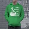 I Always Carry A Little Pot with Me Hoodie Funny St Patricks Day Parade 420 Saint Pat Graphic Sweat Shirt(Green)