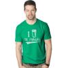 I Beer Saint Patricks Day T Shirt Funny St Patty Drinking Shamrock Irish Tee(Green)
