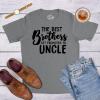 Mens Best Brothers Get Promoted to Uncle Funny T Shirt Family Graphic Cool Humor(Black)