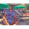 Mens Thats Shady T Shirt Funny Beach Vacation Sarcastic Hilarious Graphic Tee(Heather Light Blue)