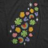 Womens Funny T Shirts Glitter Charms Sarcastic St Patricks Day Tee for Ladies