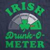 Womens Funny T Shirts Irish Drunk O Meter Sarcastic St Patricks Day Drinking Tee for Ladies