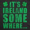 Womens Funny T Shirts Its Ireland Somewhere St Patricks Day Graphic Tee for Ladies(Heather Black – Its Ireland Somewhere)