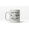 Crazy Dog T-Shirts Great White Shark Tours Funny Vintage Retro Ceramic Coffee Drinking Mug – 11oz