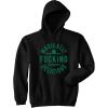 Crazy Dog T-Shirts Magically F*cking Delicious Hoodie Funny Offensive St Patricks Day Parade Outfit Graphic Sweat Shirt(Heather Black)