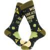 Crazy Dog T-Shirts Worlds Greatest Farter Socks Funny Fathers Day Joke for Dad Sarcastic Novelty (Black) – Mens (7-12)