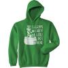 I Always Carry A Little Pot with Me Hoodie Funny St Patricks Day Parade 420 Saint Pat Graphic Sweat Shirt(Green)