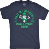 Mens Funny T Shirts Phil McCrackens Pub and Strip Club Sarcastic St Patricks Day Tee(Heather Navy – Phil Mccrackens)