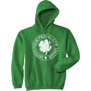 Leprechaun Protection League Hoodie Funny Saint Patricks Day Irish Hooded Sweatshirt