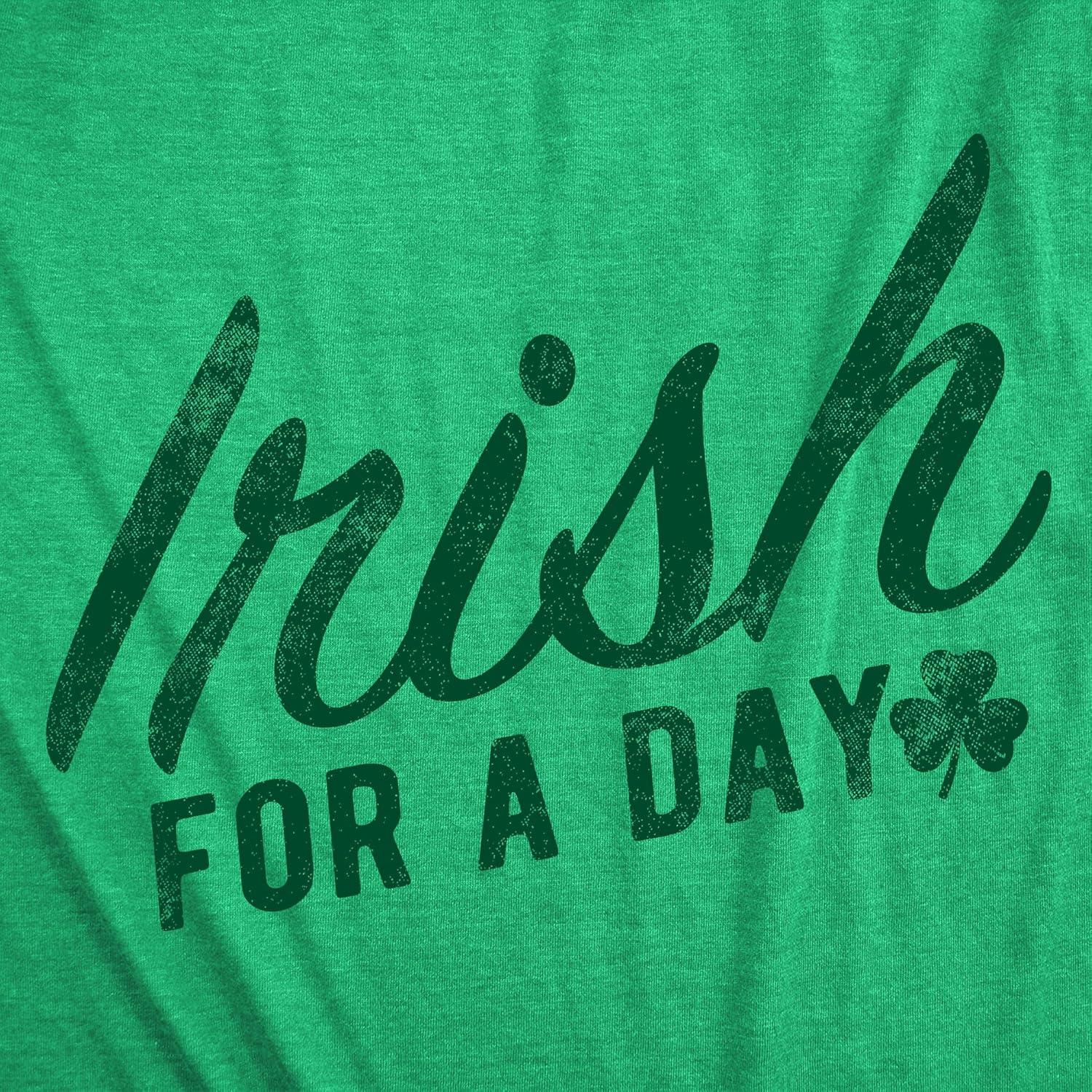 imageWomens Funny T Shirts Irish for A Day Sarcastic St Patricks Day Novelty Tee for Ladies