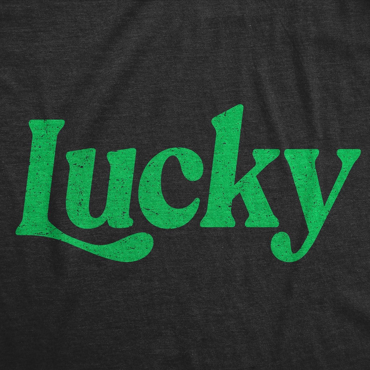 imageWomens Funny T Shirts Lucky Alt L Cute St Patricks Day Tee for Ladies