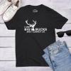 Crazy Dog Mens I Like Big Bucks and I Cannot Lie T Shirt Funny Hunting Tee(Black)