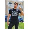 Crazy Dog Mens T Shirt Worlds Okayest Brother Sarcastic Humor Sibling Tee(Green)