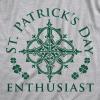Crazy Dog T-Shirts St Patricks Day Enthusiast Hoodie Funny St Patricks Day Parade St Patty Celtic Graphic Sweatshirt(Light Heather Grey – Stpat)