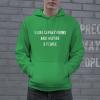 I Like Leprechauns and Maybe 3 People Hoodie Funny Sarcastic St Patricks Day Outfit Graphic Novelty Shirt(Green)
