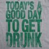 Mens Good Day to Get Drunk Funny Drinking Beer Saint Patricks Day St T Shirt(Light Heather Grey – Good Day)