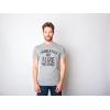 Mens I Would Flex But I Like This Shirt Funny Adult Working Out Gym Tee for Guys(Heather Black)