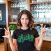 Womens Funny T Shirts A Wee Bit Lucky Sarcastic St Patricks Day Graphic Tee for Ladies