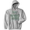 Crazy Dog T-Shirts Saint Patricks Day Hoodie Funny I Stole It Lucky Irish Hilarious St Sweatshirt(Light Heather Grey)