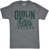 Mens Funny T Shirts Dublin Ireland Sarcastic St Patricks Day Graphic Graphic Novelty Tee for Men