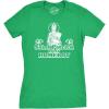 Womens Saint Patrick is My Homeboy Tee Funny St Patty Day Cool Novelty T Shirt(Green)