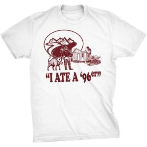 Ate A 96Er T Shirt Funny Vintage Graphic Tee Gift for Dad Hilarious Adult Humor(White)