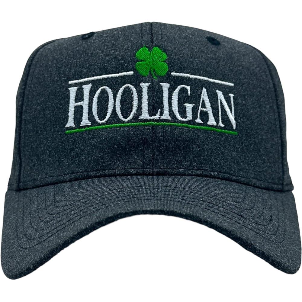 imageFunny St Patricks Day Hats Hilarous Novelty Graphic CapsBlack Hooligan