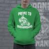Crazy Dog T-Shirts Prone to Shenanigans Hoodie Funny St Patricks Day Drinking Shirt Graphic Saint Paddy Sweatshirt(Green)