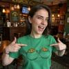 Womens Funny T Shirts Pot of Gold Boobs Sarcastic St Patricks Day Novelty Tee for Ladies