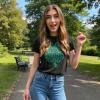 Womens Leopard Print Clover T Shirt Funny Cute Green Glitter St Paddys Day Shamrock Tee for Ladies(Heather Black – Leopard Print Clover)