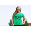 Womens Worlds Tallest Leprechaun T Shirt Funny Cute Saint Patricks Girls Shirt(Green)