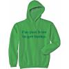 Crazy Dog T-Shirts Just Here to Get Lucky Hoodie Funny St Patricks Day Shirt Shenanigans Outfit Graphic Sweatshirt(Green)