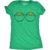 Womens Funny T Shirts Pot of Gold Boobs Sarcastic St Patricks Day Novelty Tee for Ladies