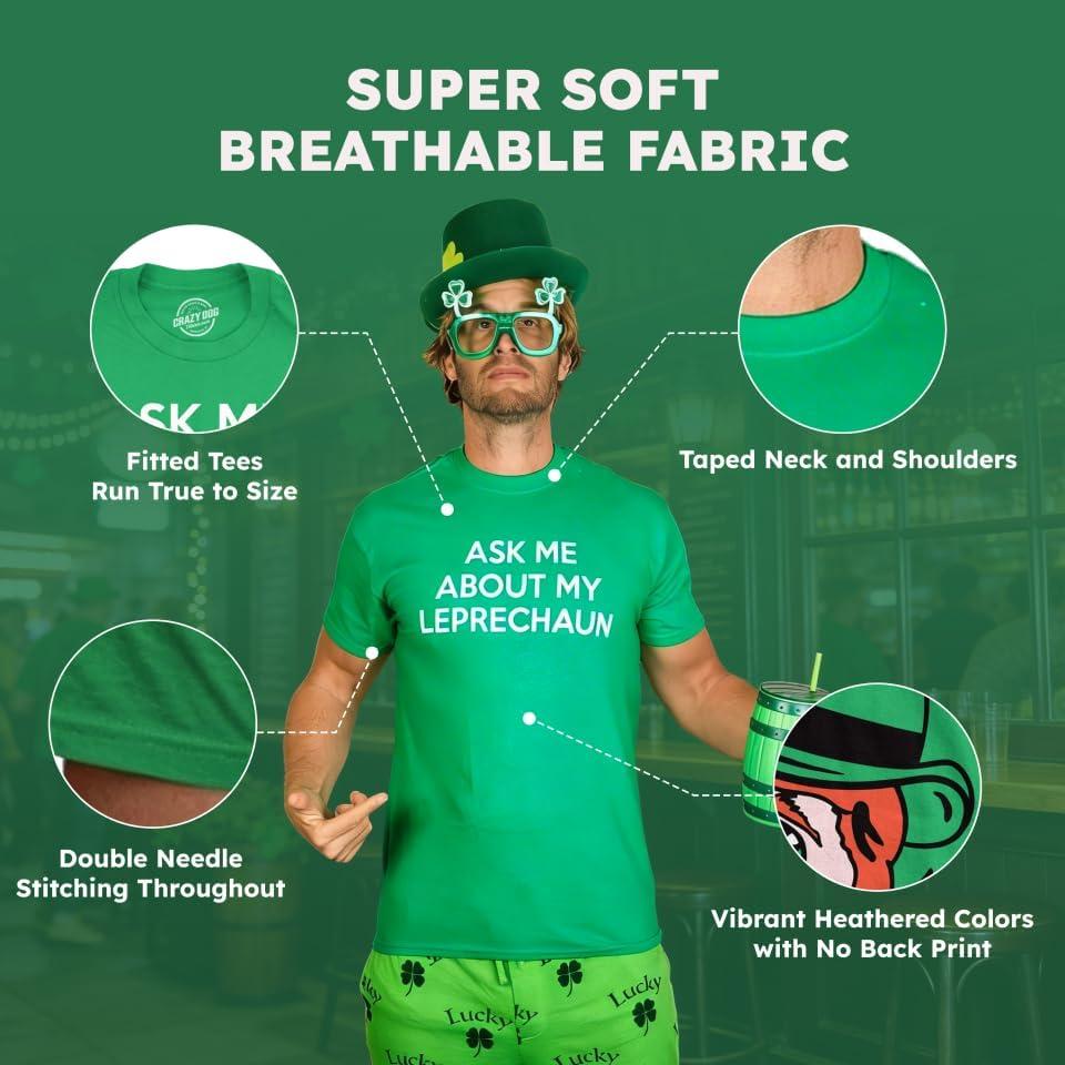 imageMens Funny Shirts If You Can Read This Help Me Back Up St Patricks Day Tee for MenHeather Green Help Me Back Up
