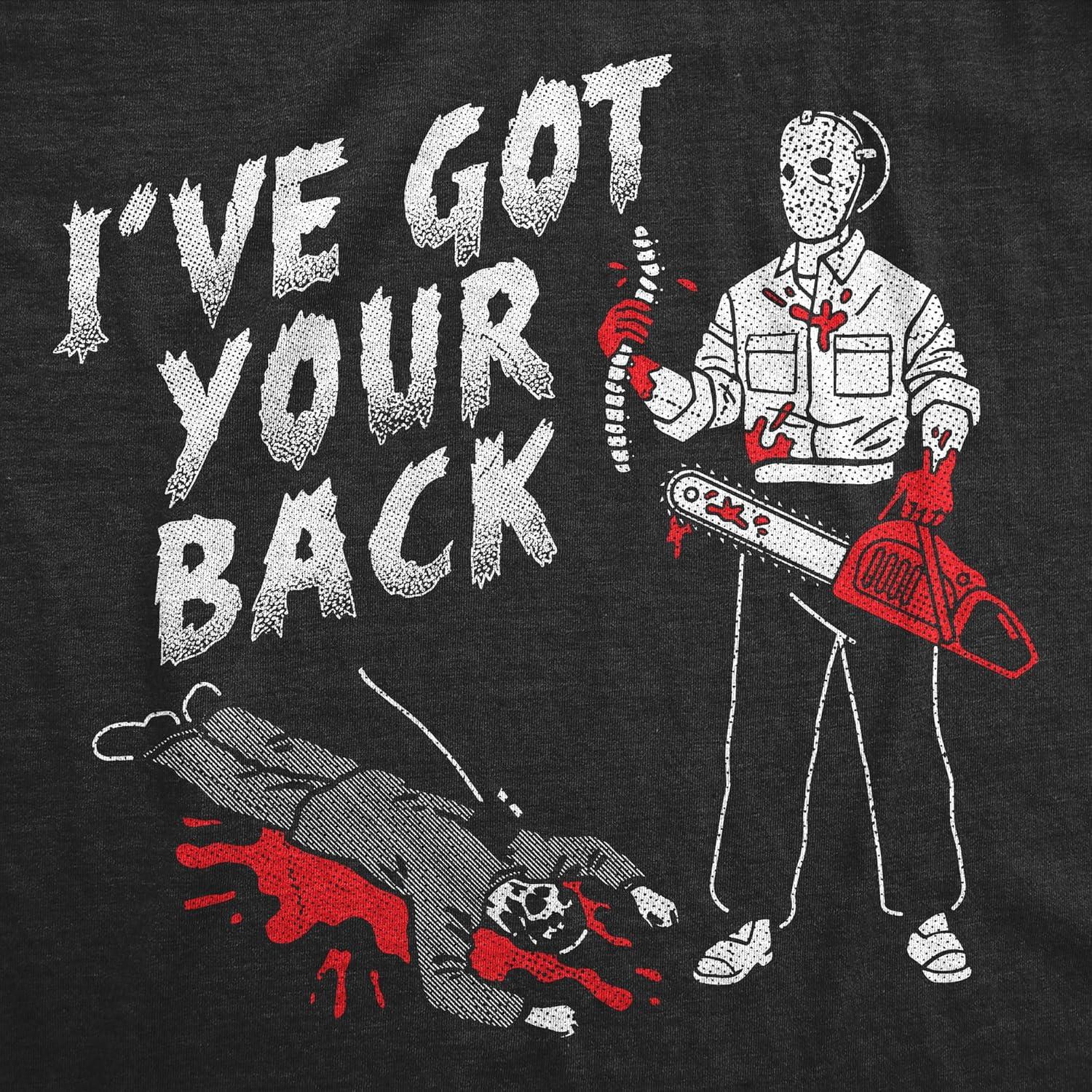 imageMens Funny T Shirts Ive Got Your Back Sarcastic Killer Graphic Novelty Tee for Men