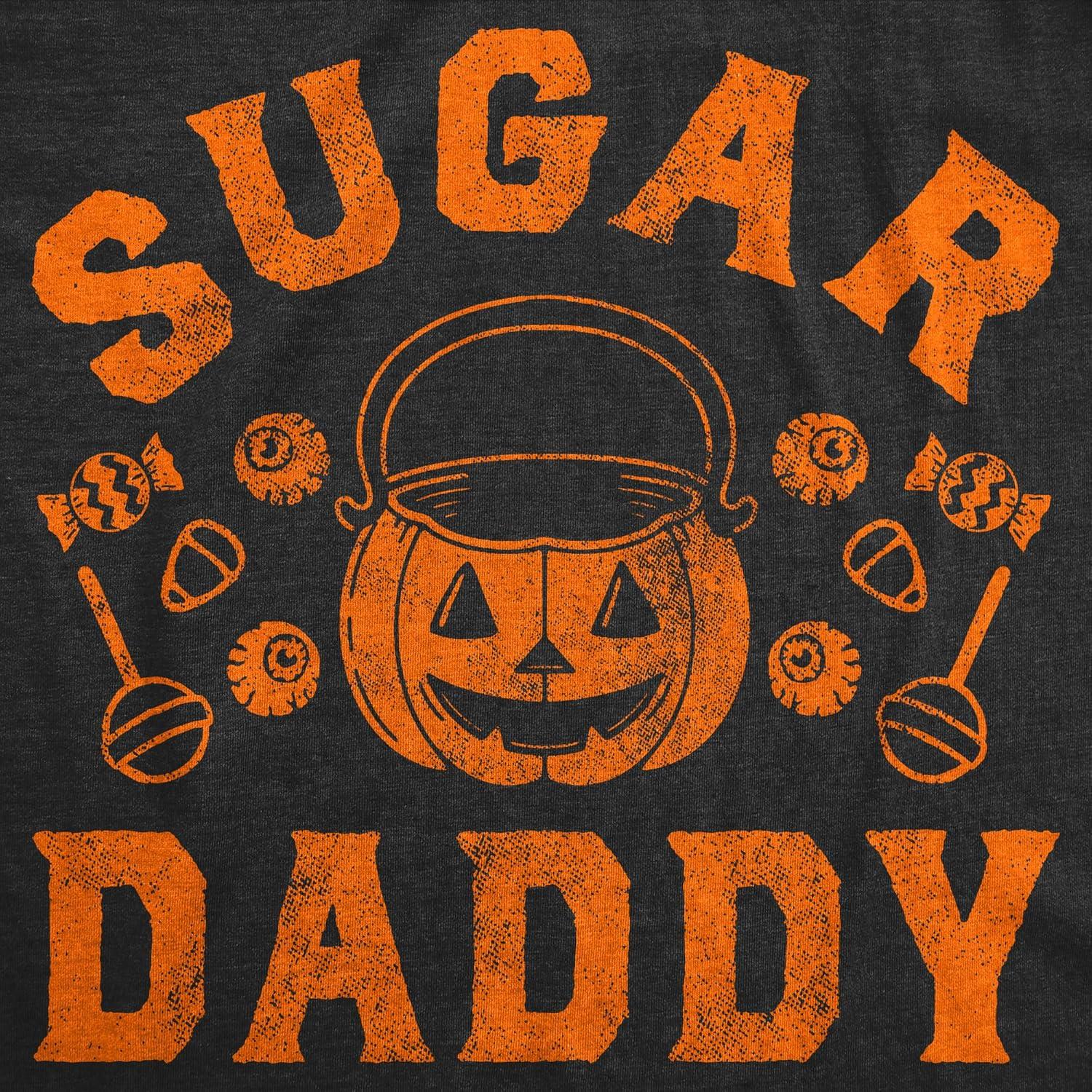 imageMens Funny T Shirts Sugar Daddy Sarcastic Halloween Candy Trick Or Treat Novelty Tee for Men