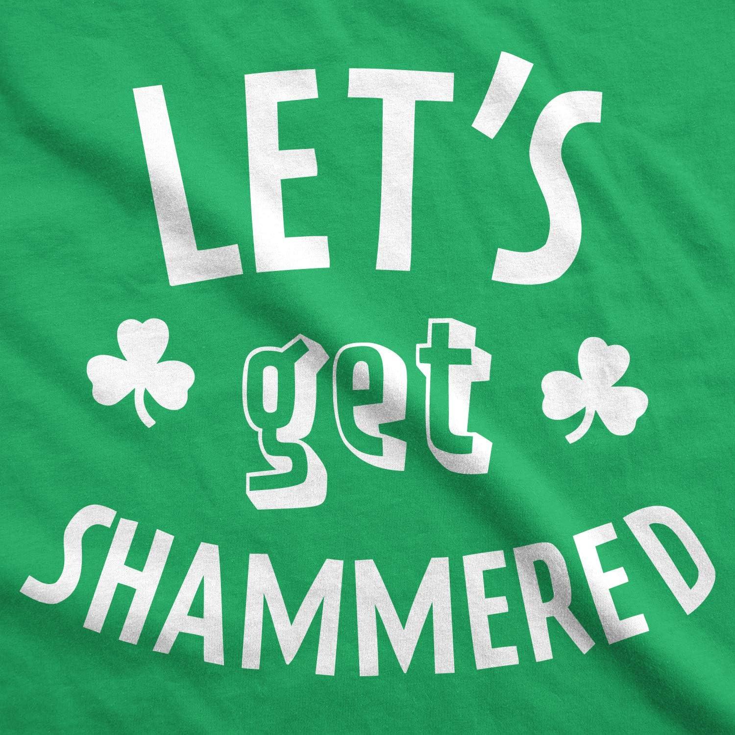 imageMens Shammered T Shirt St Funny Saint Patricks Day Green Drinking Tee for GuysGreen