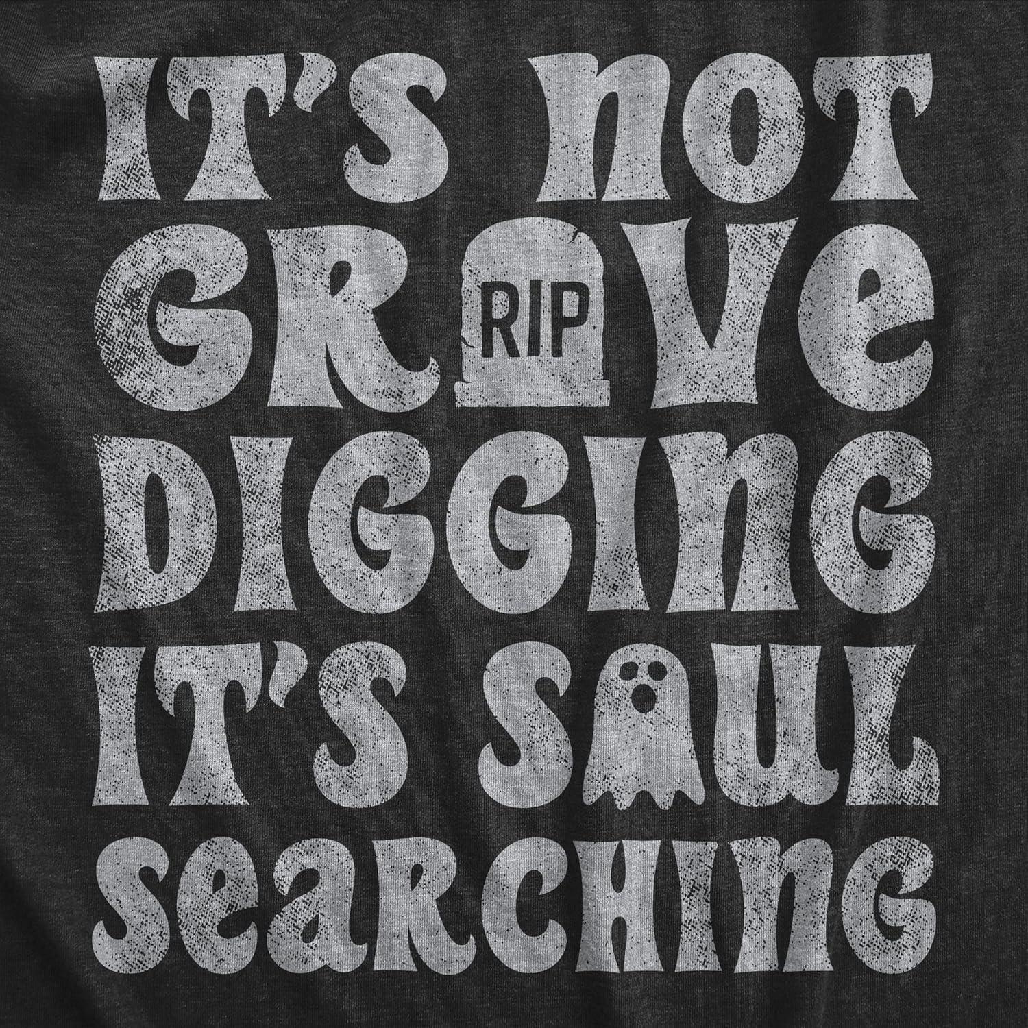 imageWomens Funny Halloween T Shirts Spooky Scary October Tees for LadiesHeather Black Grave