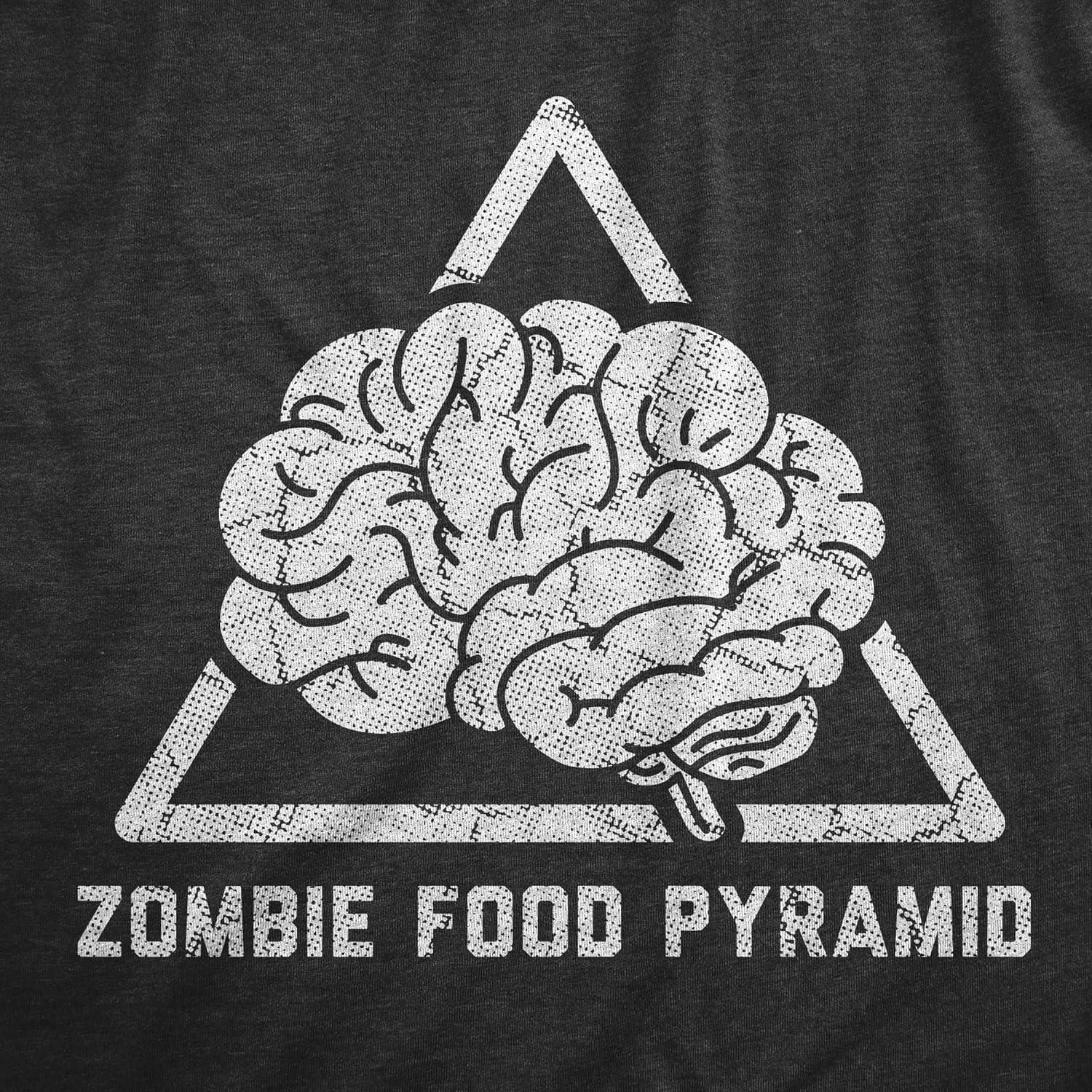 imageWomens Funny Halloween T Shirts Spooky Scary October Tees for LadiesHeather Black Pyramid